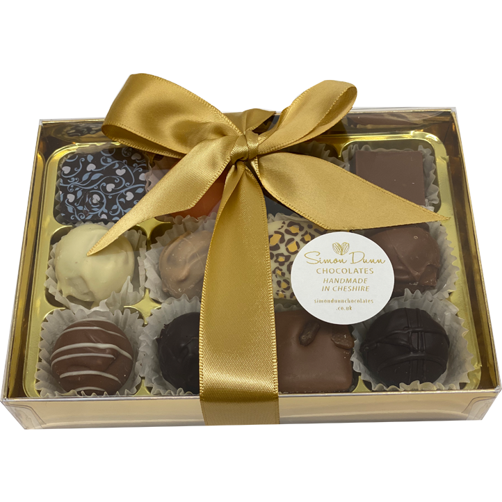 Selection box contains 12 chocolates