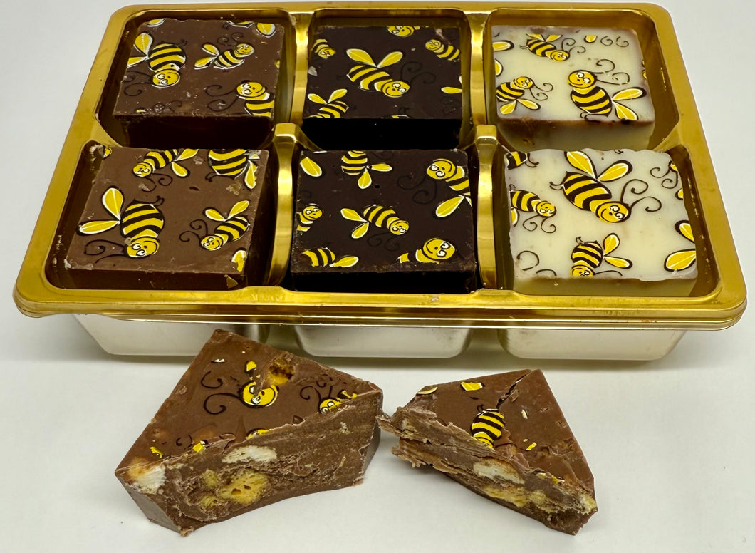 Manchester Bees Honeycomb chocolates