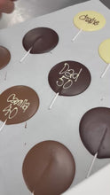 Load and play video in Gallery viewer, Personalised Chocolate Birthday Cards - FREE DELIVERY