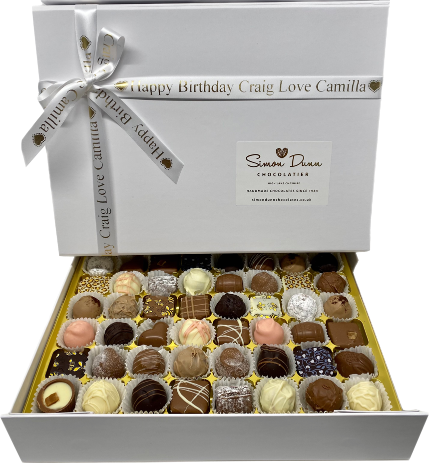 96 handmade chocolate  truffles