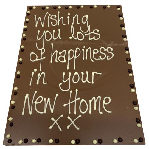 Large chocolate slab can be personalised – Simon Dunn