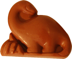 Chocolate dinosaur