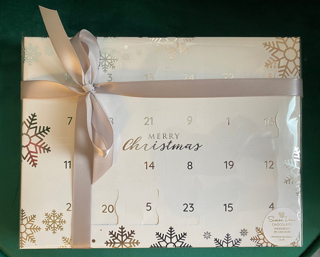 Luxury Advent Calendar containing 24 chocolates