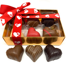 Load image into Gallery viewer, 6 choc heart box

