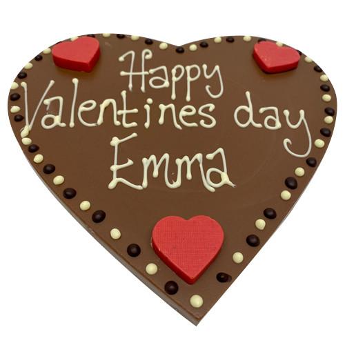 Large Valentine's chocolate heart